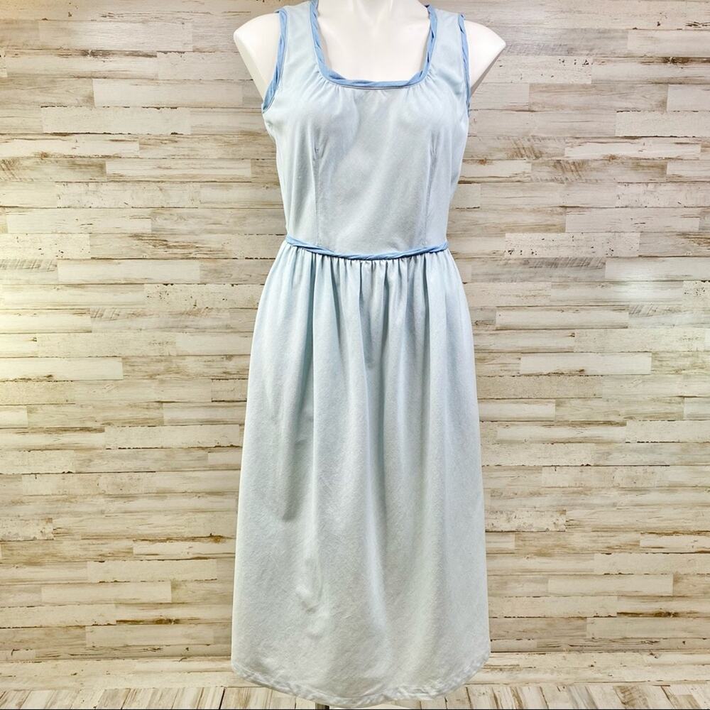 Levi’s Made and Crafted Chambray Splash Dress Womens Size 0 Blue with Pockets - Picture 2 of 14